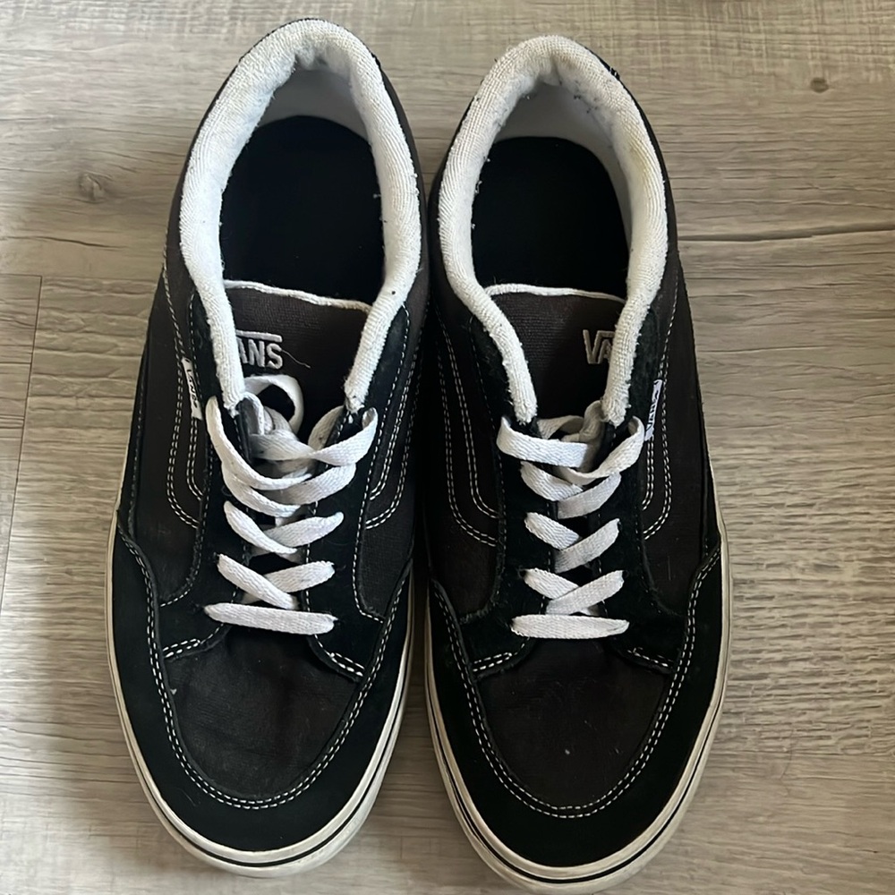 Vans, size 11, black slightly worn.